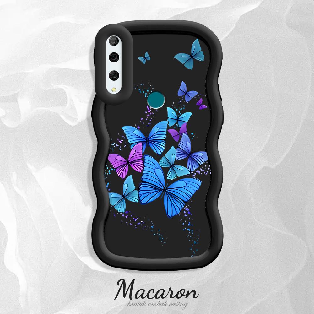 

Окрашенный узор Big Wave Edge Мягкий силиконовый материал Macaron чехол для телефона противоударный защитный резиновый чехол для iPhone Huawei Honor Infinix Tecno Infinix Hot 40 Pro чёрный