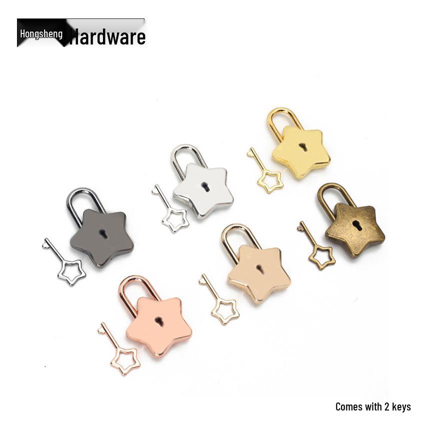 Alloy Star Lock for Drawers, Doors, Cabinets, Backpacks, and Luggage