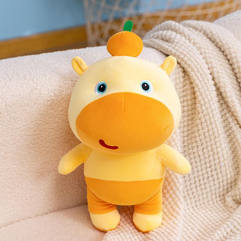 

Cute Creative Capybara Rulu Doll Plush Toy Doll Children s Sleeping Pillow Doll Pendant Keychain 15cm