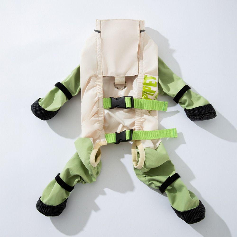 Waterproof Dog Four-Legged Pants Adjustable Full Coverage Dog Boots  Outdoor