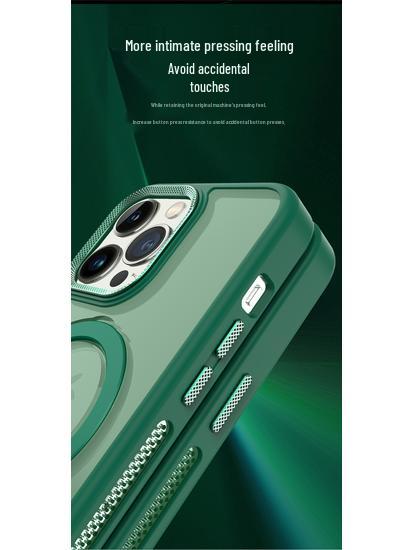 iPhone 17 Pro Max 360° Magnetic Stand Case with Heat Dissipation & Full-Coverage Anti-Drop Protection