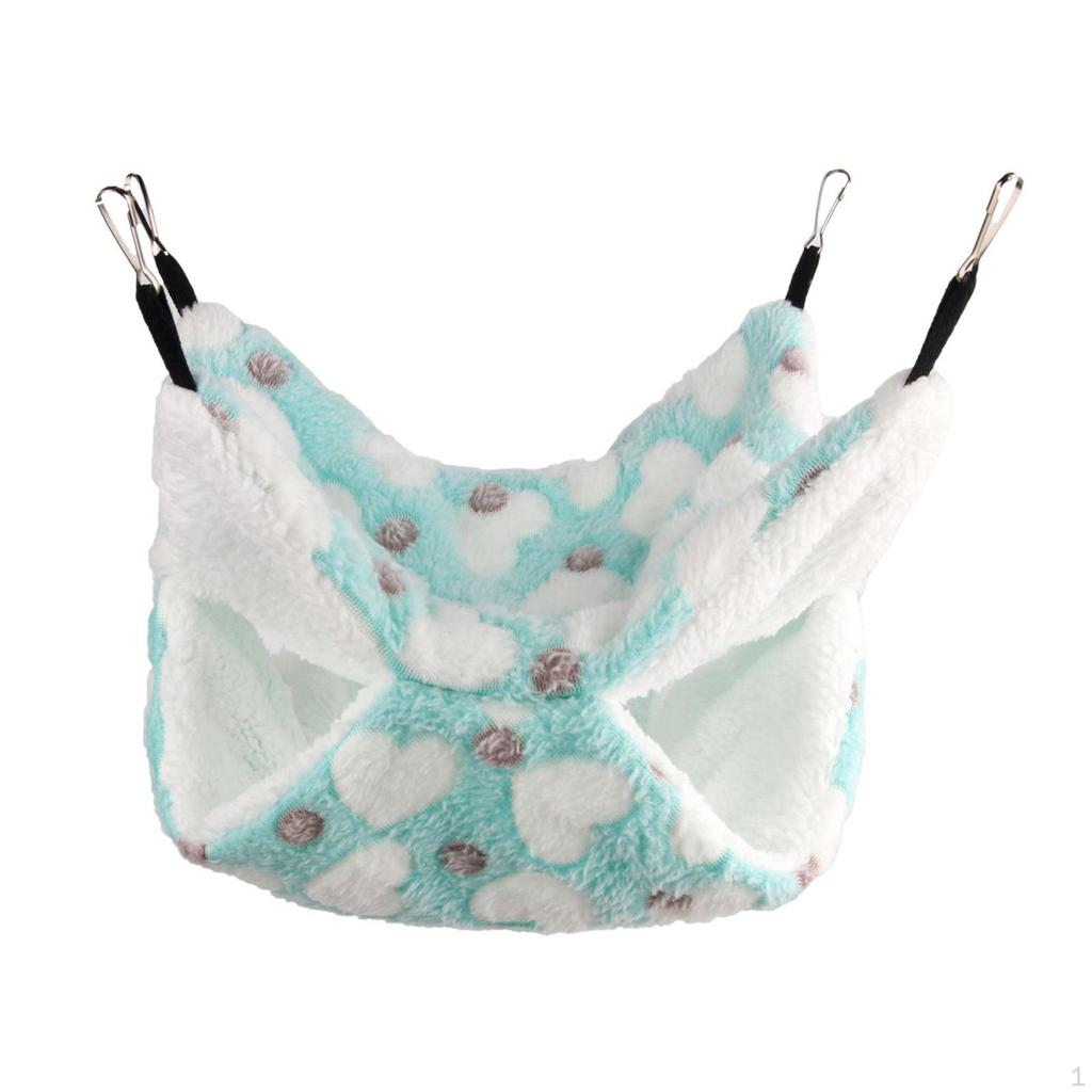 Hamster Hammock Bed Bedding Double Layer Nest for Small Pet Squirrel Ferret