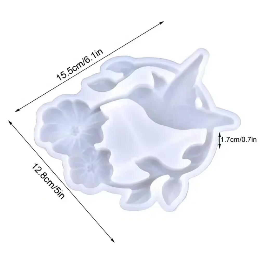 1Pc Hummingbird Epoxy Resin Silicone Molds, Large Animals Resin Molds, Decor for Wall Hanging, Home Decoration, Gifts