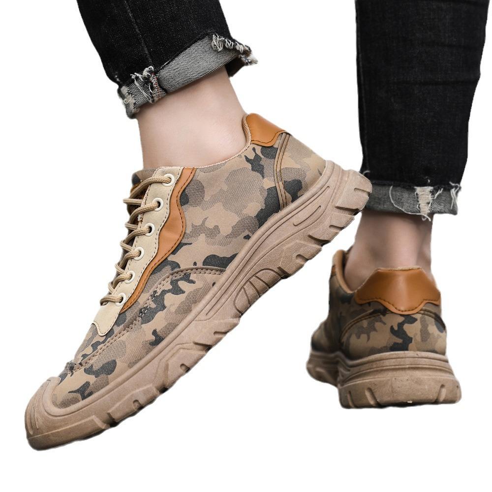 Casual versatile camouflage cloth shoes new men's sports liberation canvas shoes work work soft-soled shoes hot