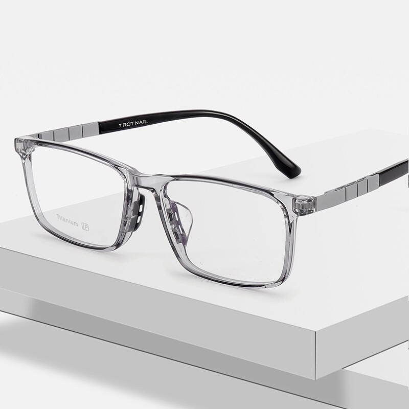 

Geek Chic Rimless Semi-Rimless Horn-Rimmed Glasses Titanium Frame AL8113 Single product