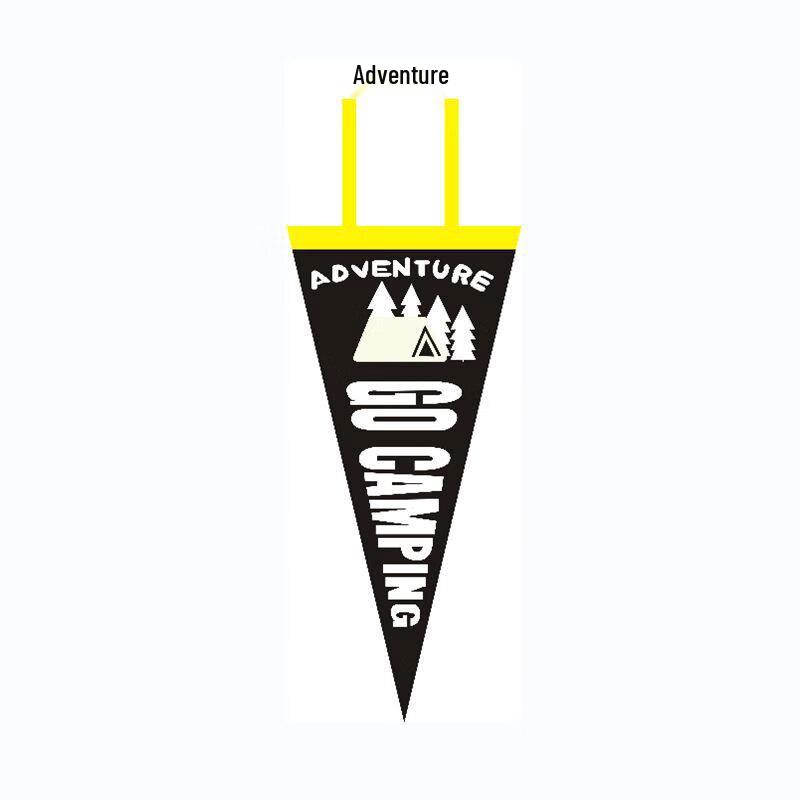 

Outdoor Camping Pennant Flags 5-pack