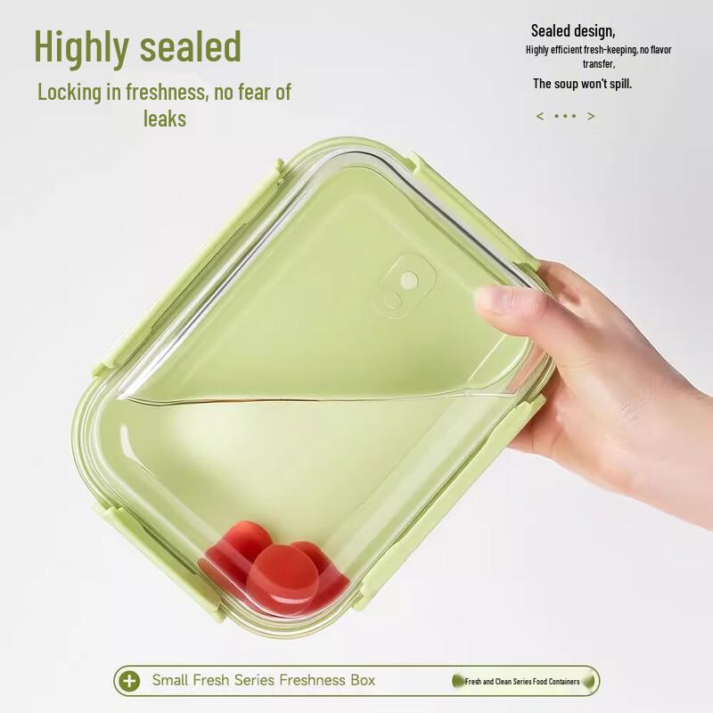 ZISIZ Glass Food Storage Container for Microwave & Freezer