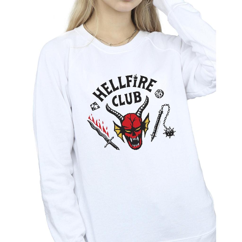 Netflix Womens/Ladies Stranger Things Hellfire Club Sweatshirt