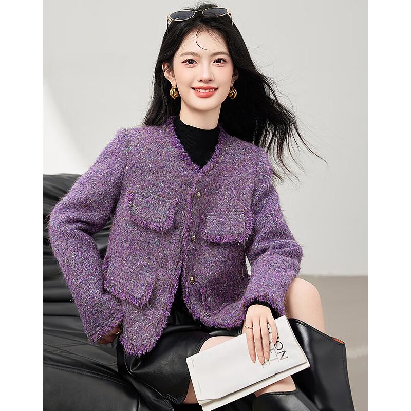Elegant Small Fragrance Style Women s Down Jacket M