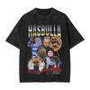 Hasbulla Magomedov T Shirt Hip Hop Washed Short Sleeve Street T-Shirt  Vintage Men Women Streetwear Summer Tee Shirt