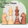 Brangdy Premium Weighted Chess Pieces - 3.75 Inch Wood Set