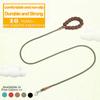 Anti-Pull Polyester Dog Training Leash with P-Chain & Cloud Foam Handle-No Choke Reflective Pet Lead Color Blocking Design