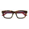 Gucci optical glasses [Available prescriptions] Full frame 002 (tortoiseshell frame/transparent lens) 50-20-145 Dust bag + glasses case (random color)