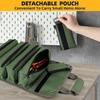 Electrician And Mechanic'S Portable Tool Roll Bag Heavy Duty Roll Up Detachable Zipper Bag