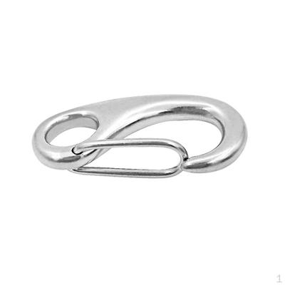 Marine 316 Edelstahl Federkarabinerhaken Bootsanker Rigging Clip
