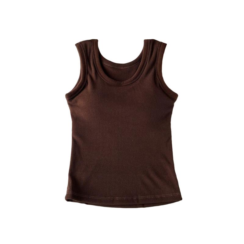 

Женская Мода Теплый Корсет Сексуальный Топ-Майка с Круглым Вырезом Утягивающий Зимний Осенний Без Рукавов One Size кофейный