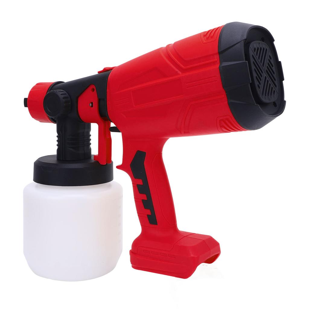 Electric Spray Gun 800ML 200W Cordless Paint Sprayer with 4 Nozzles for B4 Battery House Furniture