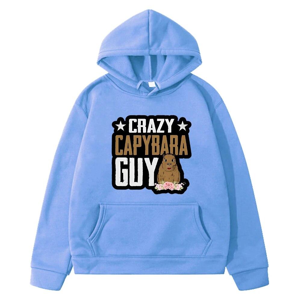 Capybara Anime Hoodie Sweatshirt Kids Clothes Girl Y2k Sudadera Children Casual Pullover Autumn Kawaii Fleece Jacket Boy Clothes