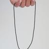 Modernlike Silver 925 Onyx Black Necklace 2mm
