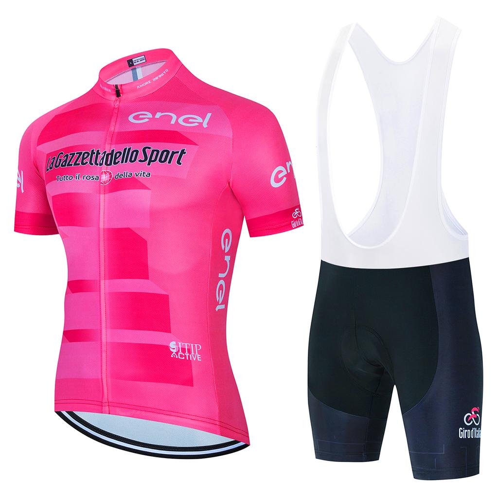 Tour De Italia Giro Team Cycling Jersey Sets Men's Cycling Clothing Summer Short Sleeve Bike Suit Bicycle Clothes Ropa Ciclismo