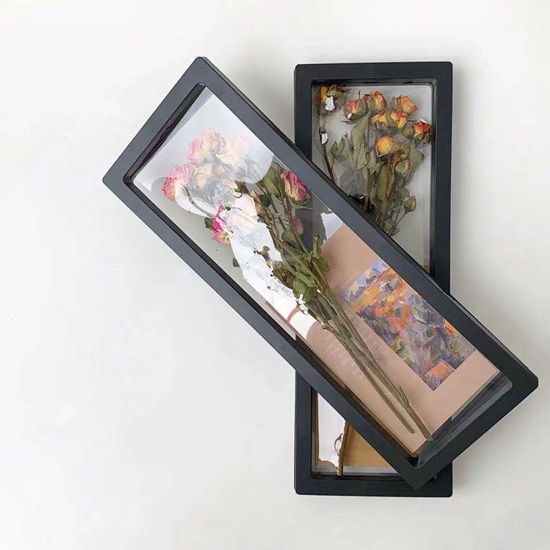 Valentine's Day Rose Dried Flower Photo Frame & Necklace Display Stand