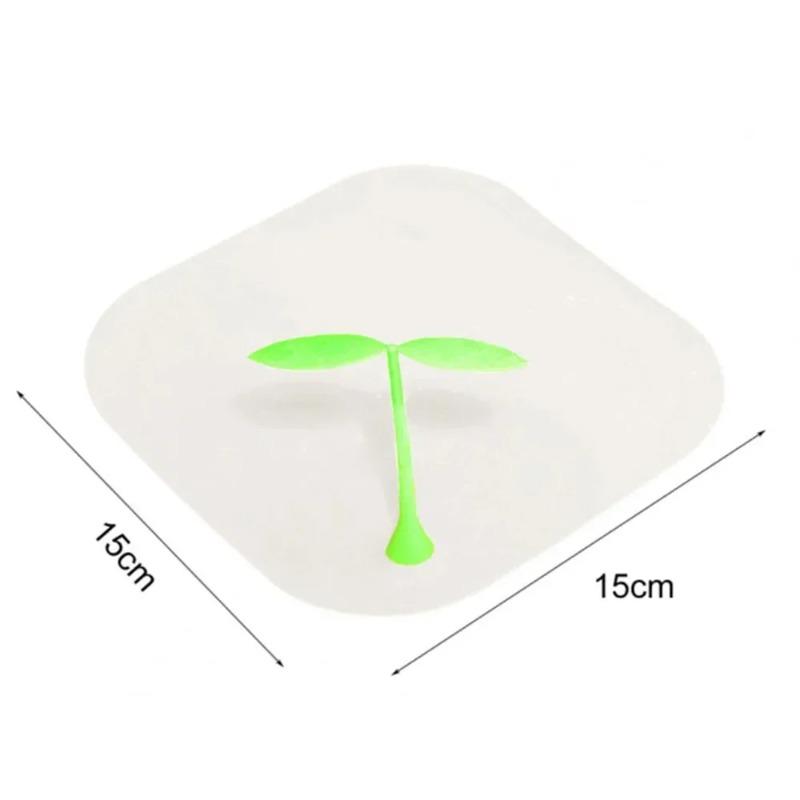 Little Bean Sprouts Silicone Floor Drain Cover: 2-in-1 Anti-Odor Mat & Tub Stopper for Kitchen, Bathroom & Laundry