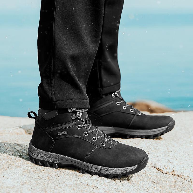 Bottes de randonnée chaudes, imperméables et d'hiver pour hommes