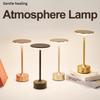 Wierless Simple Charging LED Desk Lamp restaurant Bar Table Lamp Dimming Atmosphere Retro Portable Charging Touch USB Read Lamp