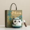 Guochao Merchandise Panda Cup Ceramic Cup Tea Coffee Cup Filter Cup Engraving Name Surname Cup