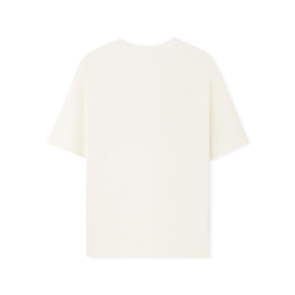 Skechers Versatile Comfortable Sports Letter Pattern Cartoon Short Sleeve T-Shirt Unisex Tops L225U197-06B4