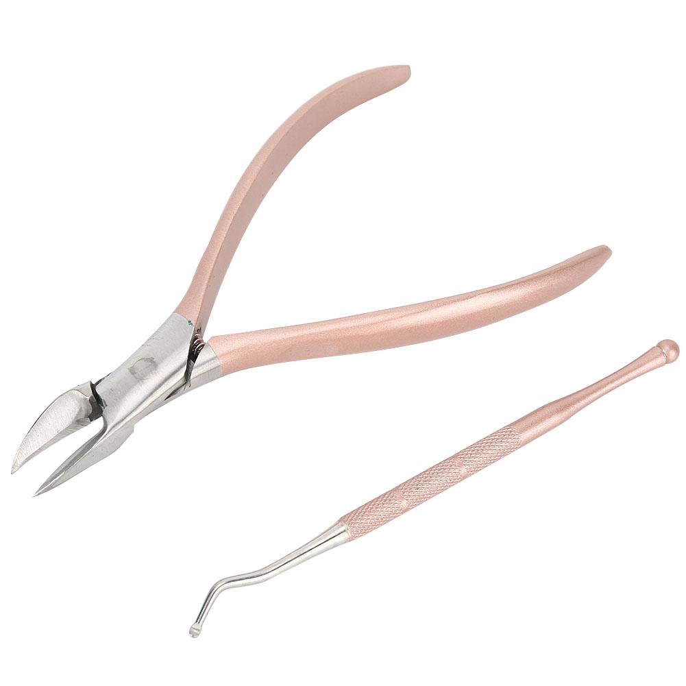 

Professional Stainless Steel Nail Clipper Cutter Trimmer Ingrown Toenail Pedicure Manicure Tool Kit for ParonychiaRose