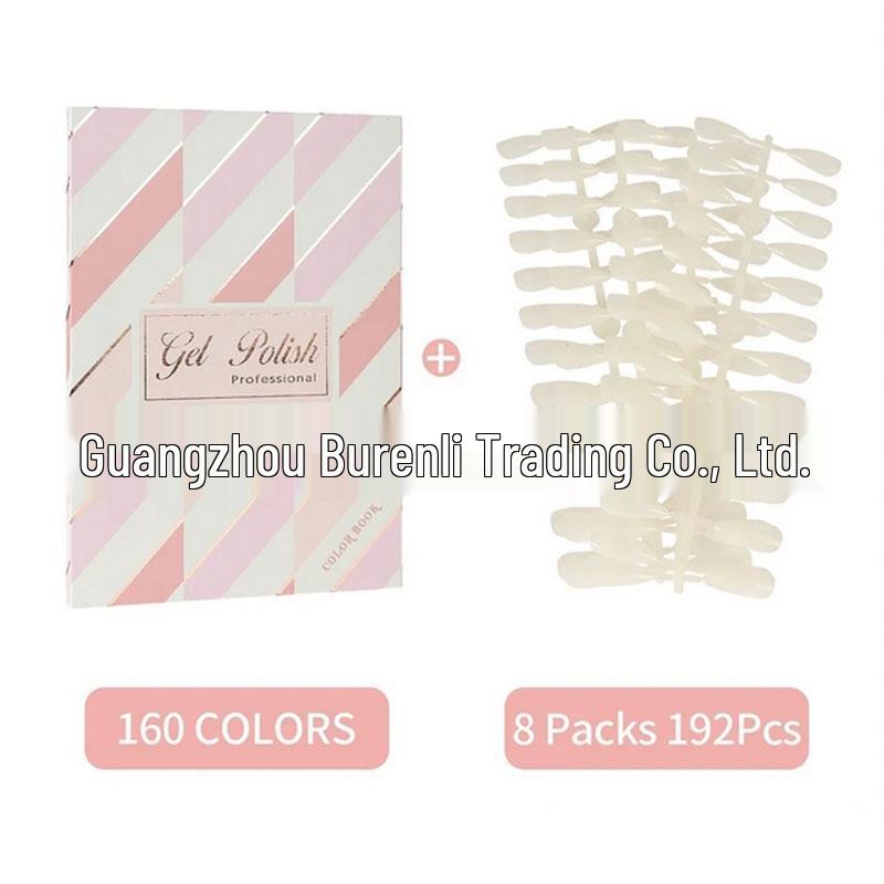 Tırnak Sanatı Renk Gösterim Albümü: Oje ve Jel için 160 Renkli Örnek Kitabı