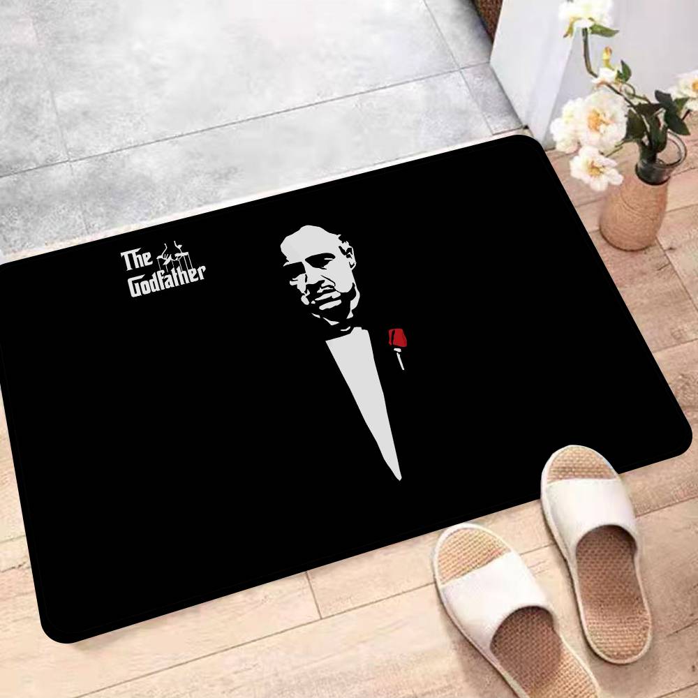 

Гангстерский фильм Крестный отец Коврики для комнаты G-Godfather Противоскользящие Впитывают воду Длинная полоса Подушка Коврик для спальни Бытовые ковры 40x60 cm