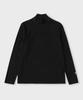 PANICALE Black Basic Mock Neck Logo T-Shirt (Type B)