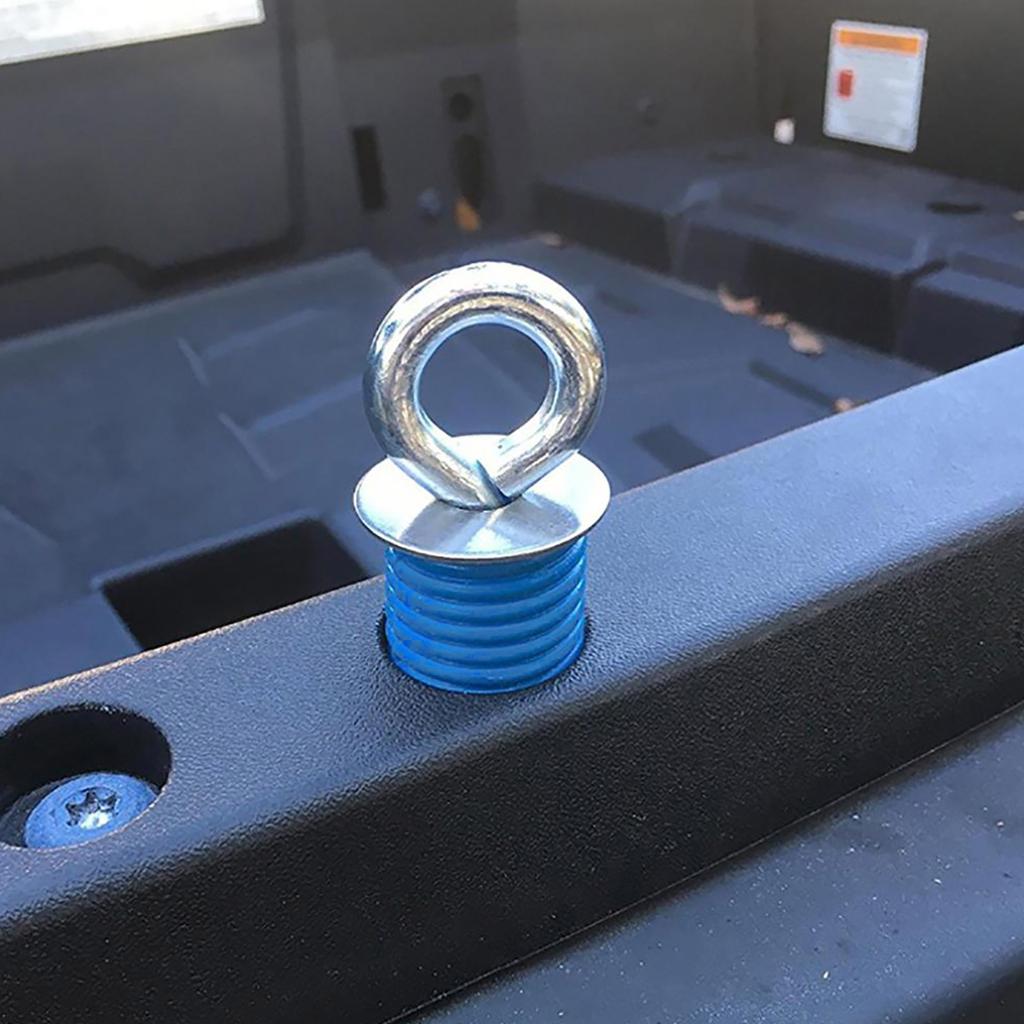 Upgraded ATV Anchors Lock & Ride Knob Tie Down Anchors Quick Detach Lock & Ride Knob Car Accessories Simple Installation