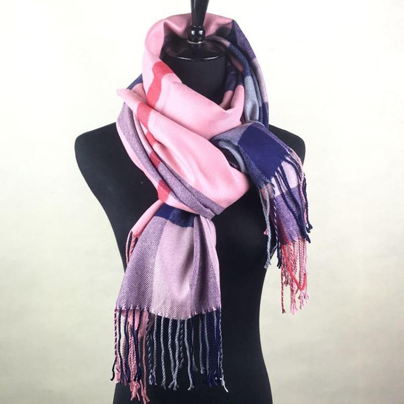 New autumn and winter wind classic babag color yang sticky cashmere scarf shawl couple scarf women