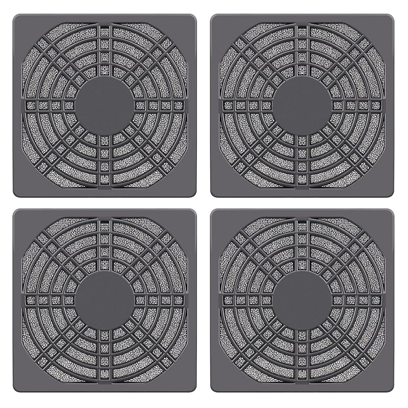 

Wathai 80MM PC Fan Dust Filter Cover Computer Mess 4 Pack 80mm Plastic