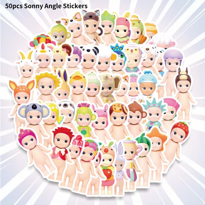 Waterproof Sonny Angle Cute Stickers For Kids 50 Pack Diy Craft And Decoration