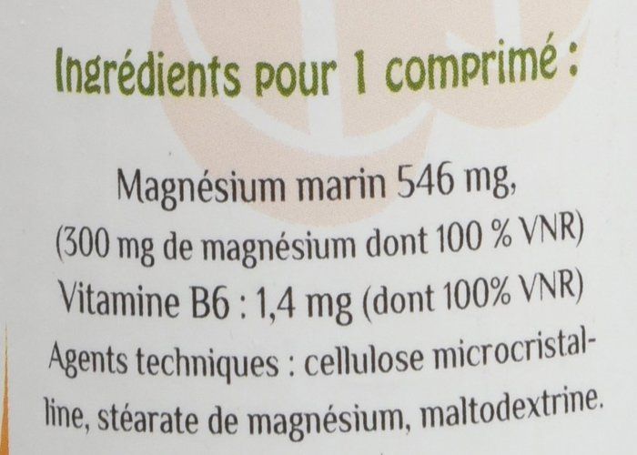 Complement tonus - complement vitalite herbes et plantes - hbmagnescomp200 - magnésium marin 200 comprimés 547 mg