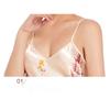 Women's Cranes Large Size Short Section Thin Halter Dress Inside The Summer Sexy V-neck Homewear Pajamas