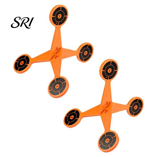 High Power Shoot Target 1/2/4Pcs Spinning 2/4MM Regular Thickened Rolling Practice Outdoor Automatic Flip Quick Reset Caliber Accessories Casual