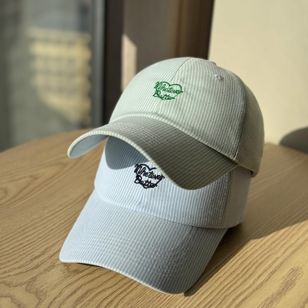 Spring and summer new heart-embroidered baseball cap for men and women, casual and versatile, soft-top pure cotton cap, suitable for large head