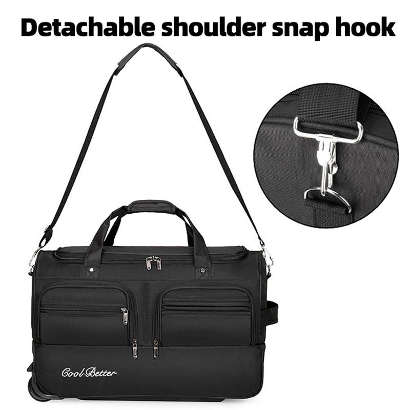 Large-capacity Luggage Case Tugboat Bag Wear-resistant Foldable Luggage Air Consignment Bag Hand-held Thickened Pulley Travel Bag