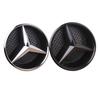 CRM1 3D Car Grill Emblem Star Badge Front Grill Logo For Mercedes Benz W204 W205 W213 X253 A B C E S CLA GLB GLC GLE GLS Accessories