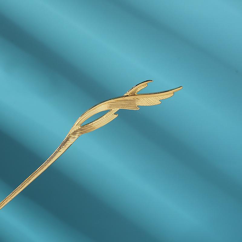 Kovová sponka do vlasů ve starobylém stylu s třásní - Elegantní ozdoba hlavy Hanfu pro každodenní nošení