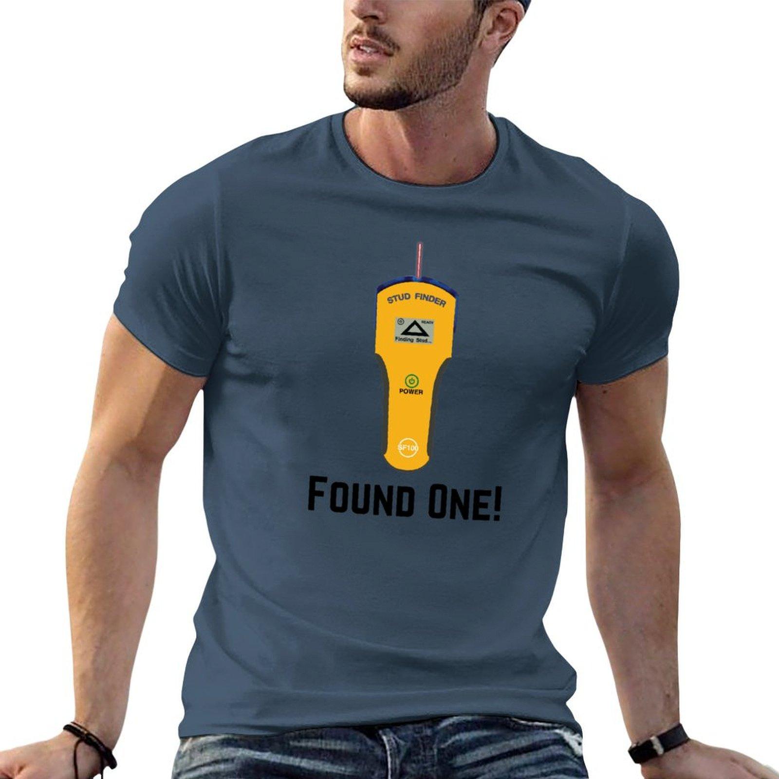 The Stud Finder Dad Joke Jokes Funny Gift Tshirt Unisexs Graphic T Shirts Cotton T Shirt Unisex Tshirt S