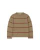 Kalagteo Roll-Up Stripe Pocket Knit / Beige