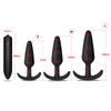 3 Sizes Anal Plug Soft Silicone Butt Plug Bullet Vibrator Stimulator Adult Sex Toys for Men/Women Anal Prostate Massager for Gay