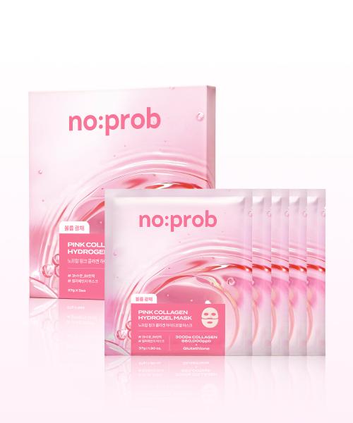 No Prob [SET] Hydrogel Mask (5pcs) + Gel Boosting Prep Cream (+1 Gel Mask Gift)