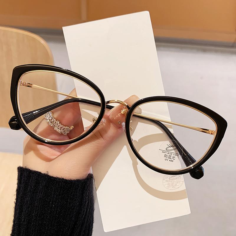 

1pc Men Women Anti Blue Light Glasses Cat Eye Frame Eyewear For Women Daily Commuting Computer College Students 6018